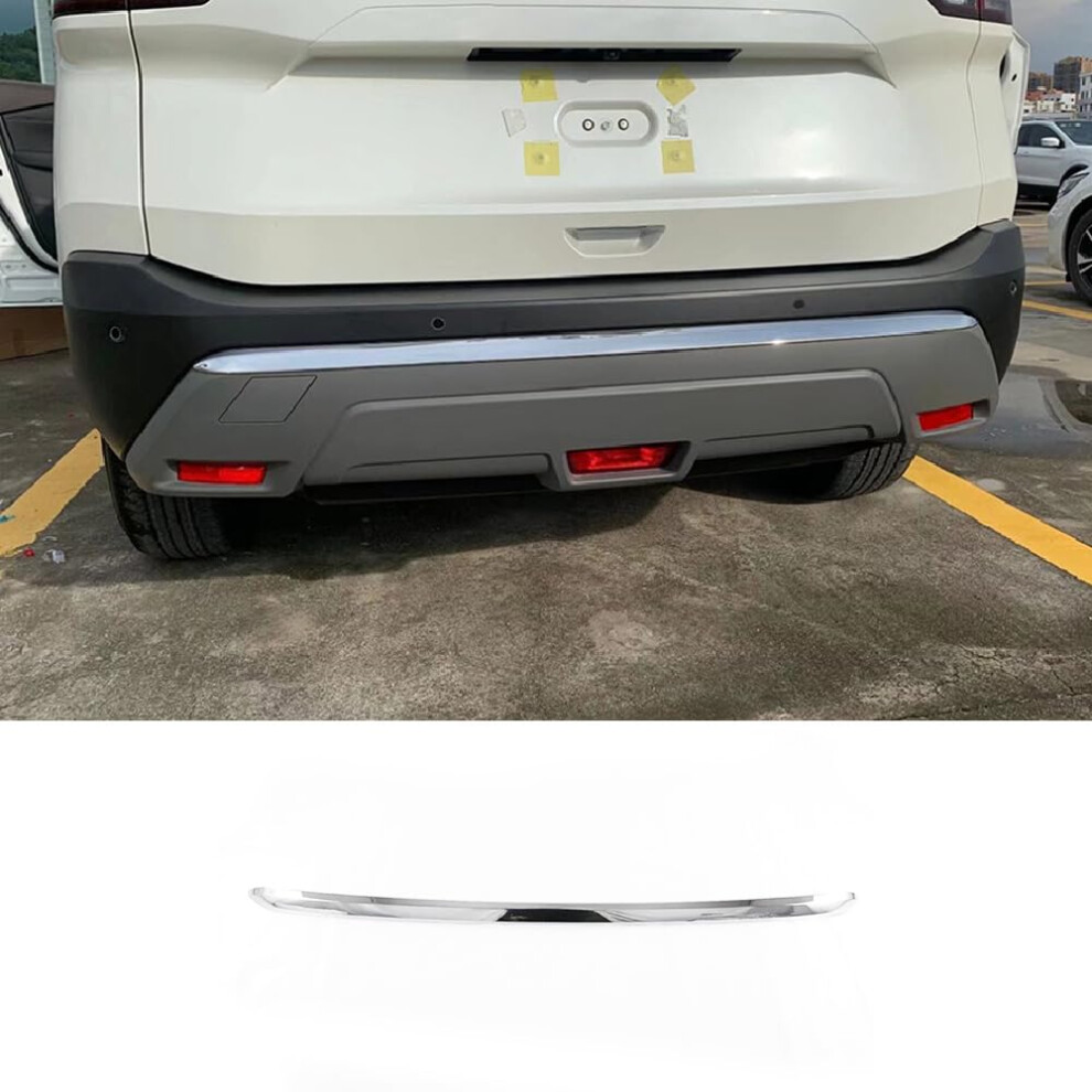 Chrome Trim Rear Bumper Protector Trunk Lid Molding Cover Accessories For Nissan Rogue 2021Â2026 Silver 9092120260106