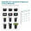 Peg Board Bins Peg Board Cups with Hooks & Loop 12Pack,Peg Board Organizer Accessories, Peg Board Tools Organizer B 2