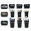 Peg Board Bins Peg Board Cups con Hooks & Loop 12Pack, Accessori per Peg Board Organizer, Peg Board Tools Organizer B 5