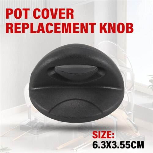 Universal Pot Lid Replacement Knobs, Heat Resistant Pan Lid Holding Handles (2 Pack), Small 1