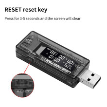 3X USB Tester Current Voltage Charger Capacity Tester Volt Meter Display USB Current Voltage Test Card Adapter
