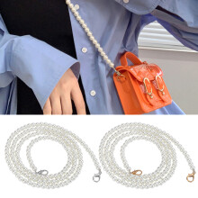 2 Stück Bag Strap Silber Gold Austauschbare Handtaschenkette 1,2 m Schmuckzubehör
