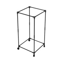 Rotating Floor Standing Clothes Racks with Wheel for Hanging Clothes,Rectangular Plastics Floor Hanger for Clothes,Blanket,Qiult