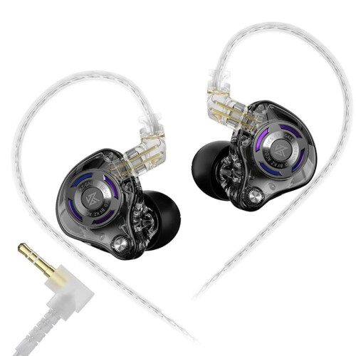 Ακουστικά Gaming KZ-Gale - Ακουστική HiFi, Διπλά Μικρόφωνα, Άνετη Εφαρμογή για Ακριβή Ήχο