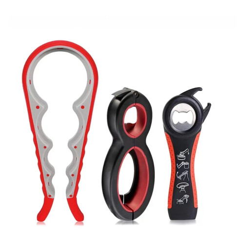 3PCS Convenient Bottle Opener Set Ideal for Bars and Home Use