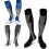 3 paia di calze a compressione per uomo e donna - Compressione 20-30 mmHg, calze sportive a compressione zero-toe 1