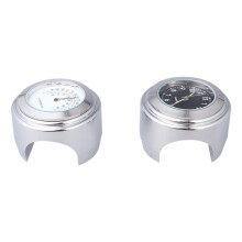 Motorcycle Handlebar Watch Thermometer 2 pcs 15x15x4.5 cm