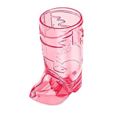 | Western Cowboy Boot-formade shotglas, genomskinliga minimuggar för cowboytemafester och festtillbehör