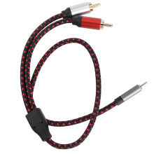 1 st. Typ-C To2RCA-ljudkabel (hane) Typ C To2RCA-ljudkabel passar för bärbara datorer och mobiltelefoner (0,5 m röd)