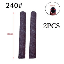 Sanding Drum Sleeves 4.5 Inch 80/150/240 Grit 2 Pcs