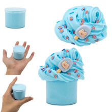 Slime de 70 ml con textura de nube peluda, juguete de arcilla, slime elástico tipo fideos para hacer tú mismo, no se deshace con accesorios,