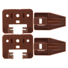 HOMEMAXS Plastic Drawer Track Guides Set of 2