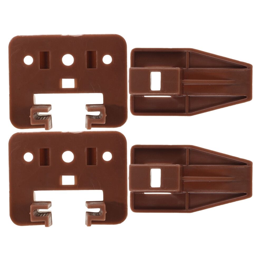 Plastic Drawer Track Guide Set For Cabinet 2 Pieces 901455192855