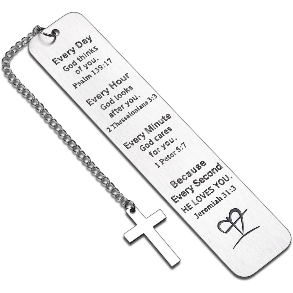 First Communion & Baptism Gifts for Girls, Boys, Teens – Christian Religious Bookmarks, Easter Basket Stuffers – Compatible with Catholic