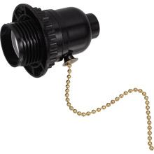 Light Socket with Pull Chain Bakelite Switch Lamp Holder