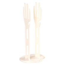 Hand-Shaped Household Glove Storage Drying Rack - Removable Suction Cup Design For Kitchen/Bathroom, Drainage Function To Keep Gloves Dry