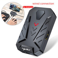 P8 Wired Keyboard Mouse Converter with 3 USB Ports for Android, Portable, 6.8x4x1.3cm
