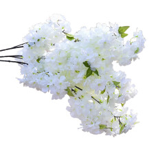Ramuri artificiale de cireș albe, 101 cm, pentru vază