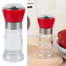 Seasoning Box*1 - and Pepper Shakers Elegant With Clear Glass Bottom Compact Cooking Kitchen and Dining Room Use Classic Refillable Design, By PRYESS