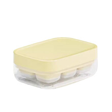 3-Pack Mini Ice Cube Trays with Lids & Bin – 6-Cube, Stackable, Easy-Release, Compatible with Mini Fridges