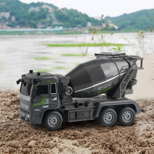 1:32 Scale RC Construction Truck - Four-Way Working Lights & Realistic Design - Engineering Vehicle Kit for Ages 3+ (Batteries Not Included)
