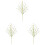 Artificial Easter Floral Stems with Pastel Eggs 3 Pack 1
