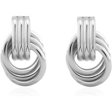 Small Knot Dangle Earrings for Women – Gold & Silver Plated, Hypoallergenic, Lightweight, Trendy Jewelry Gift