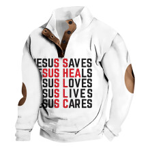 Men's Crewneck Sweatshirt Plain Casual Pullover