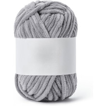 Fluffy Velvet Yarn for Crocheting, Chunky Chenille Blanket Yarn for Crochet, Soft Fuzzy Puzzle Yarn for Knitting, Bulky Thick Amigurumi Crochet Yarns