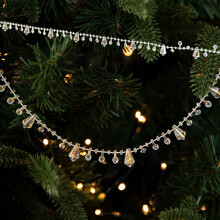 Clear String Beads Plastic Bead Chain 5m - DIY Jewelry Accessories for Christmas Party Wedding Decoration