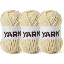 Fluffy Chenille Yarn for Crocheting – Chunky Velvet Yarn for Amigurumi, Baby Blankets, Hats, Socks; 87.4 yds/3.5 oz