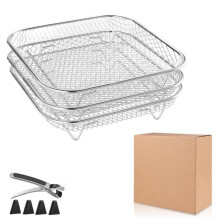 Stainless Steel Dehydrator Racks 3-Tier Stackable for Air