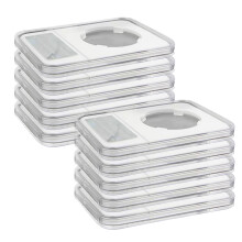 10* Myntsamlingslåda Mynthållare PCCB för kvalitet NGC PCGS Displayförvaringslåda Skyddsfodral 10 mm diameter
