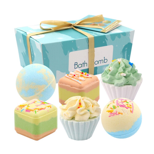 Handmade Romance Spa Bath Bombs Set 6 Pieces