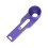 (Purple, Wide handle) Coffee Protein Powder Spoon - Durable Plastic Funnel Design 2