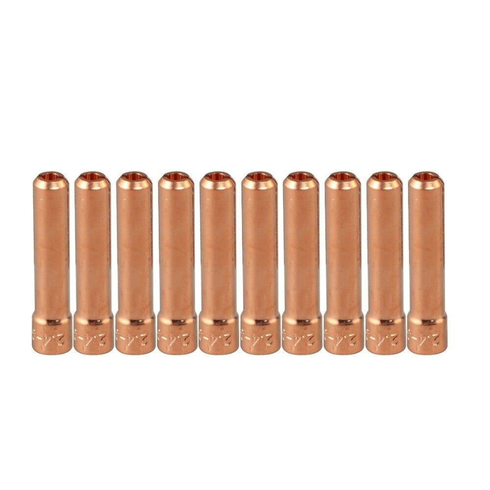 Tig Stubby Collet 10N24s (3/32" & 2.4Mm Orifice) For Pta Db Sr Wp 17 18 26 Tig Welding Torch 10Pk 9448483535120