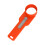 (Orange, Wide handle) Coffee Protein Powder Spoon - Durable Plastic Funnel Design 2