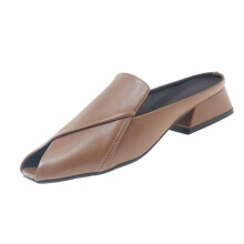 Braune Damen-Keilsandalen, offene Zehenpartie, PU-Leder, Freizeit, drinnen/draußen, Größe 41 (EU), 0,4 kg – ohne Karton