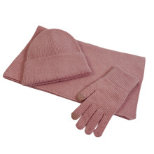 Winter Knit Scarf Hat and Soft Burlap Unisex Set for Cold Weather Cozy Comfort