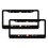 Sewing Machine Christmas Tree License Plate Cover Aluminum 1