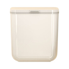Wall-Mounted Lidded Trash Cans, 8L & 12L, Space-Saving Waste Containers for Bathroom, Kitchen, Living Room, Bedroom