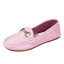 Rosa Damen-Slipper, bequeme Low-Top-Slipper mit Strasskette, PU, Größe 36 EU, für drinnen und draußen – perfekt für den Alltag