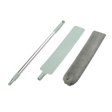 Curățător retractabil de praf cu lavetă din microfibră, mâner lung lavabil – Compatibil cu electrocasnice, mobilă, canapea și frigider