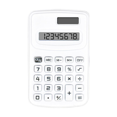 Digit Calculator Solid Color Mini Portable Student Gift Office School