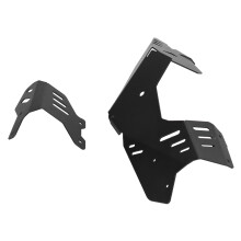 2 Stück Schalldämpferabdeckung Eisen-Schwarz V-STROM650XT 2017-21