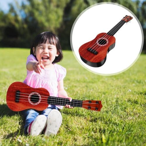 Παιχνίδι οργάνων Hytrove Ukulele Παιχνίδι προσομοίωσης ξύλου Παιδικό μουσικό παιχνίδι 1