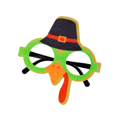 Thanksgiving Glasses Turkey Design Party Accessory