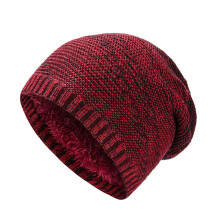 Slouchy Beanie Knitted Beanie Skull Cap Warm Slouchy Beanie Hat Slouchy Cap Winter Hats for Women Knit Hat Red M