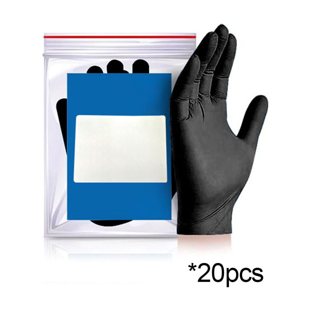 Black Black Disposable Nitrile Rubber Gloves Food Safe For Kitchen Household Cleaning And Beauty Salon Tasks