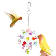 Bird Toys Lovebird Toys Colorful Toys for Entertaining Bird Cage Accessories for Cockatiel Budgies Lovebird Parrot standard